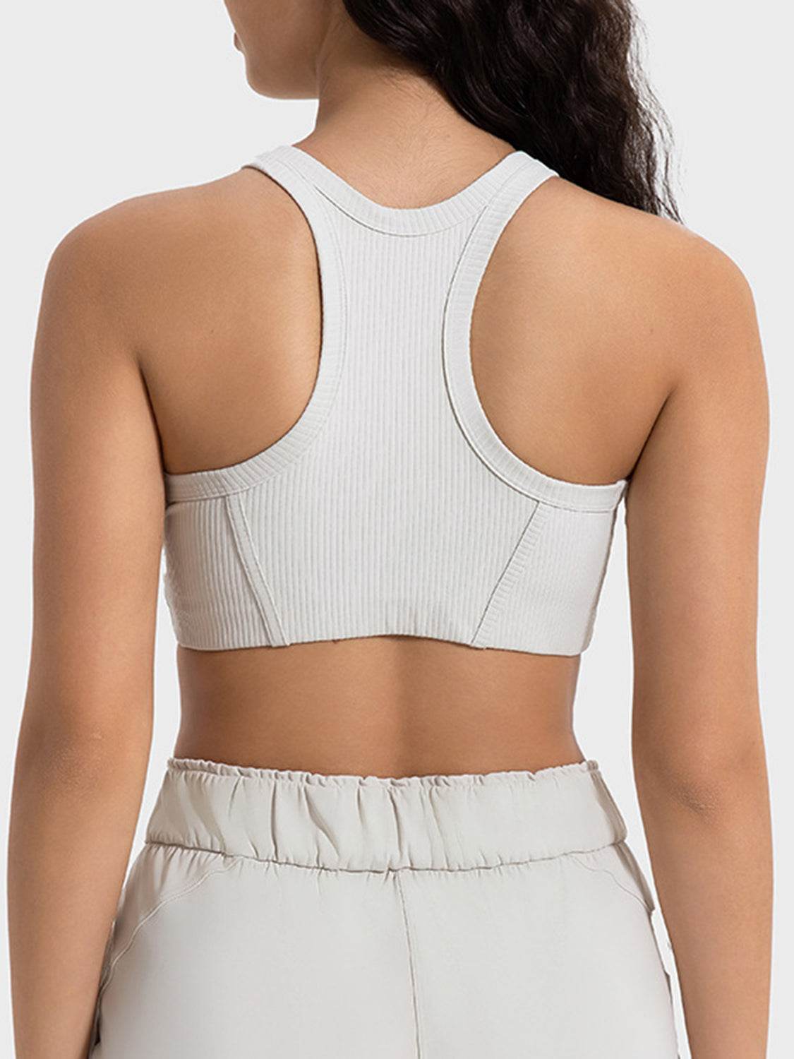 Millennia Wide Strap Cropped Sport Tank - Selvanelle