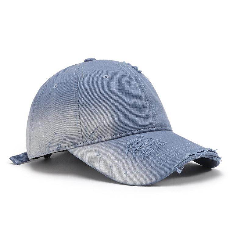 Distressed Adjustable Cotton Hat for Casual Stylish Wear - Selvanelle