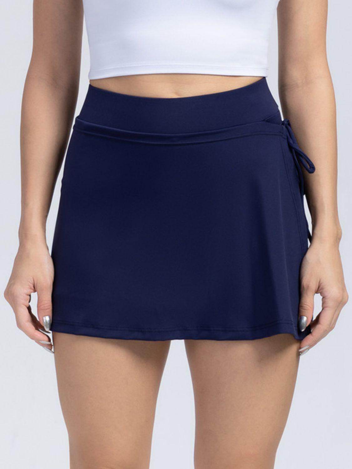 High Waist Active Skort with Pockets for Women’s Comfort - Selvanelle
