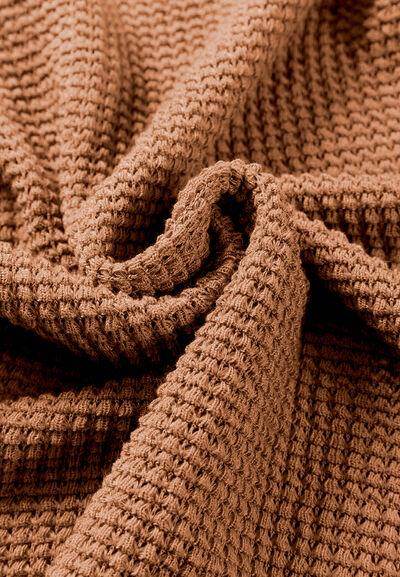 Decorative Button Round Neck Puff Sleeve Blouse for Women - Selvanelle