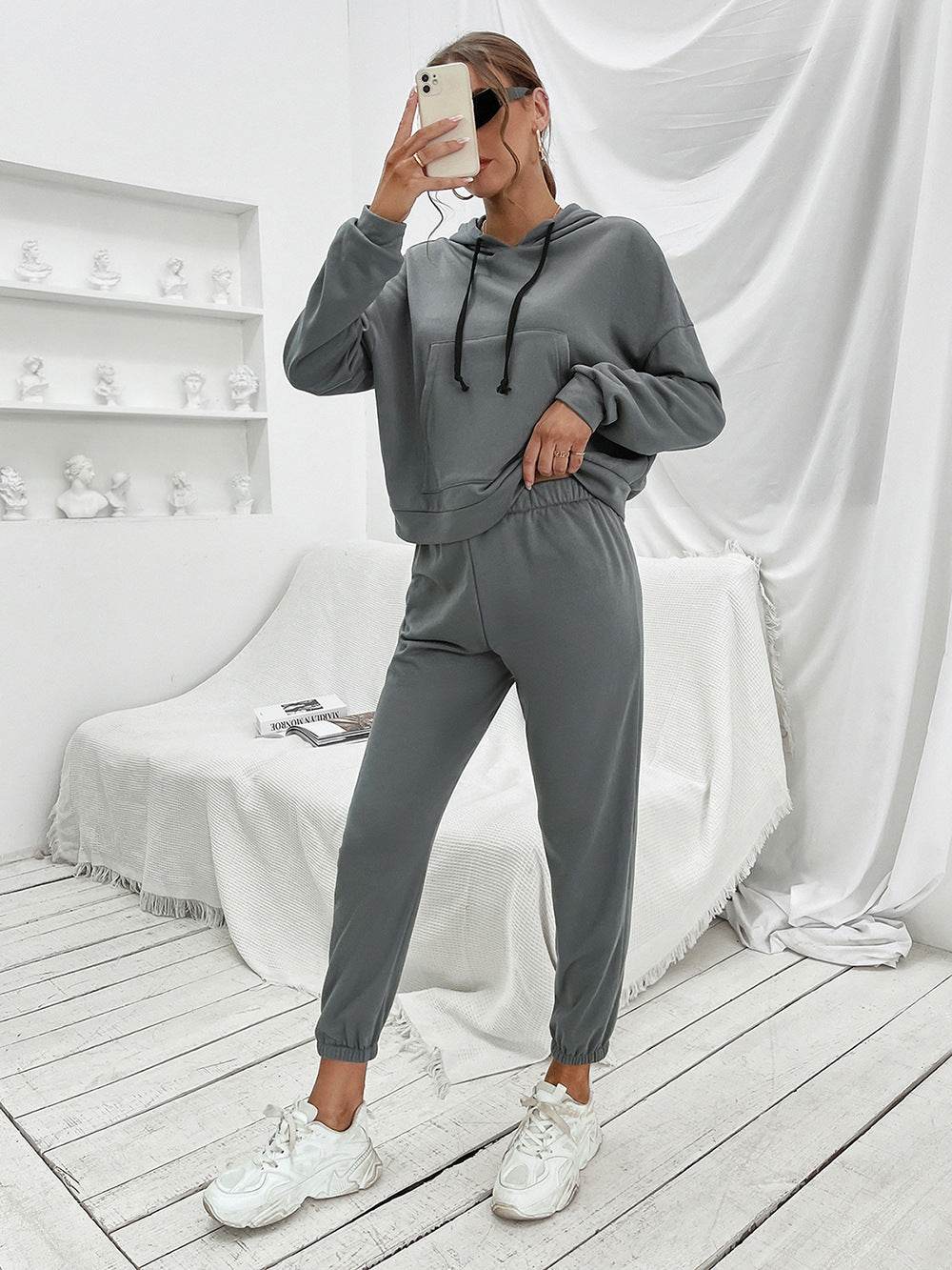 Ivy Lane Sports Hoodie and Joggers Set - Selvanelle