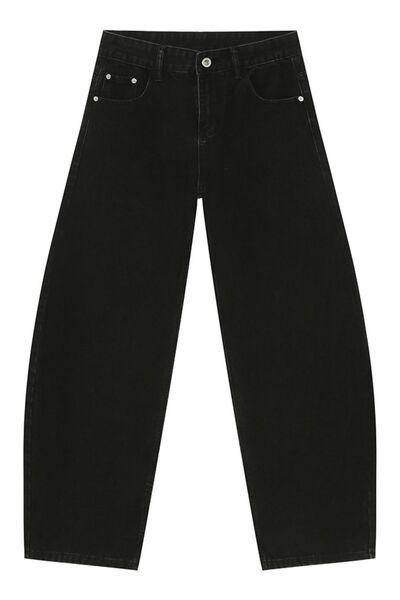 Wide Leg Jeans with Pockets for Comfortable Everyday Style - Selvanelle