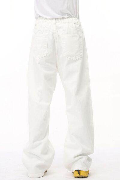 Wide Leg Jeans with Pockets for Effortless Style - Selvanelle
