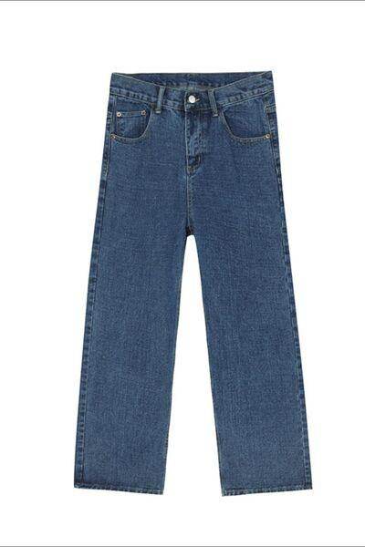 Stylish Baggy Jeans with Pockets for Everyday Comfort - Selvanelle