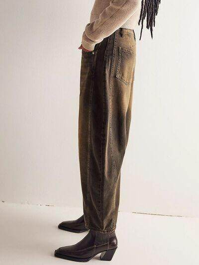 Wide Leg Jeans with Pockets for Stylish Everyday Wear - Selvanelle