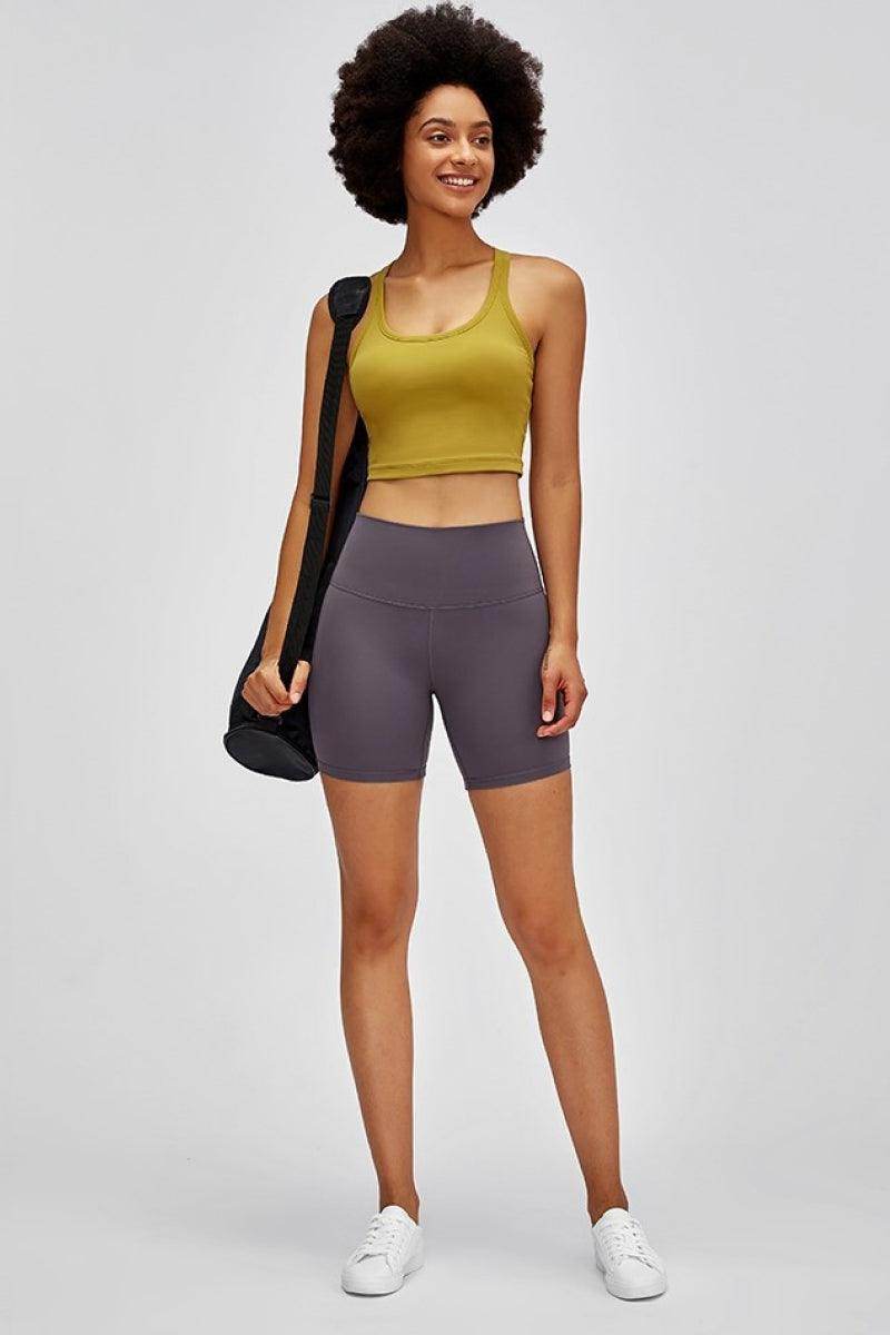Millennia High Waist Training Shorts for Comfort and Style - Selvanelle