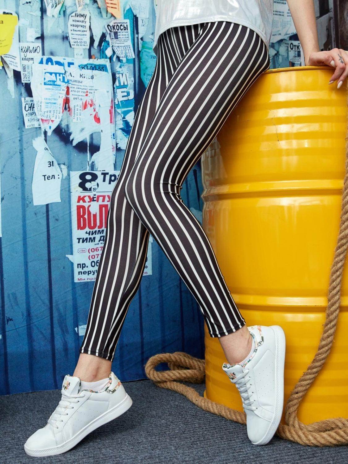 Printed High Waist Skinny Leggings for Women Stylish Fit - Selvanelle