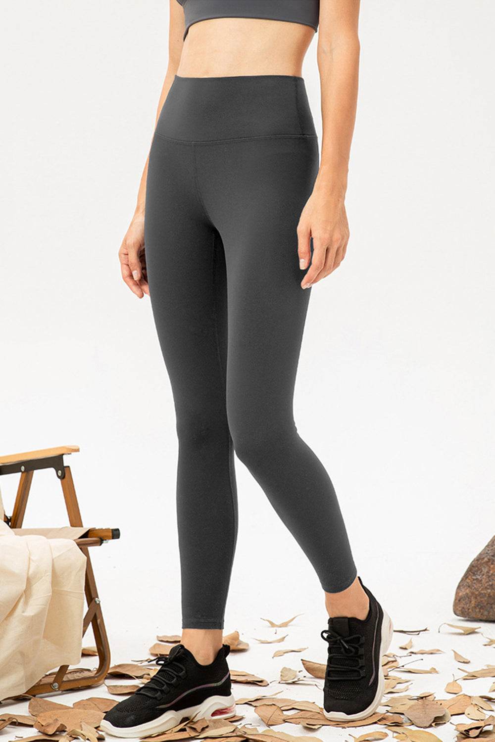 High Waist Skinny Active Pants - Selvanelle