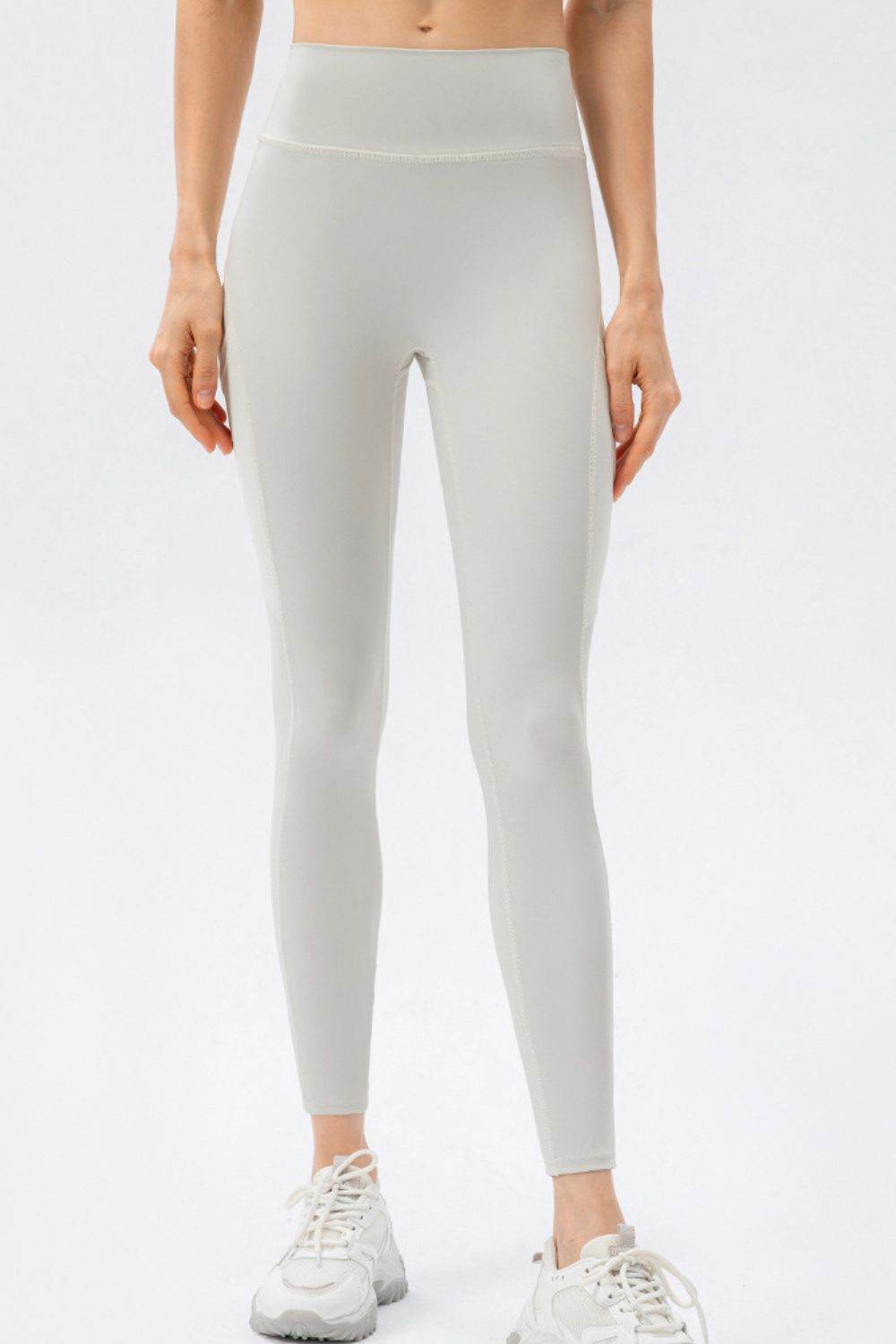 High Waist Slim Fit Long Sports Pants - Selvanelle