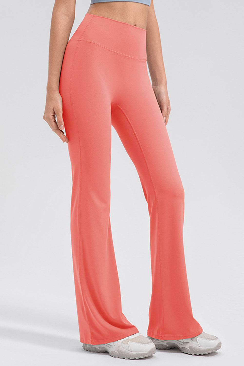High Waist Straight Active Pants - Selvanelle