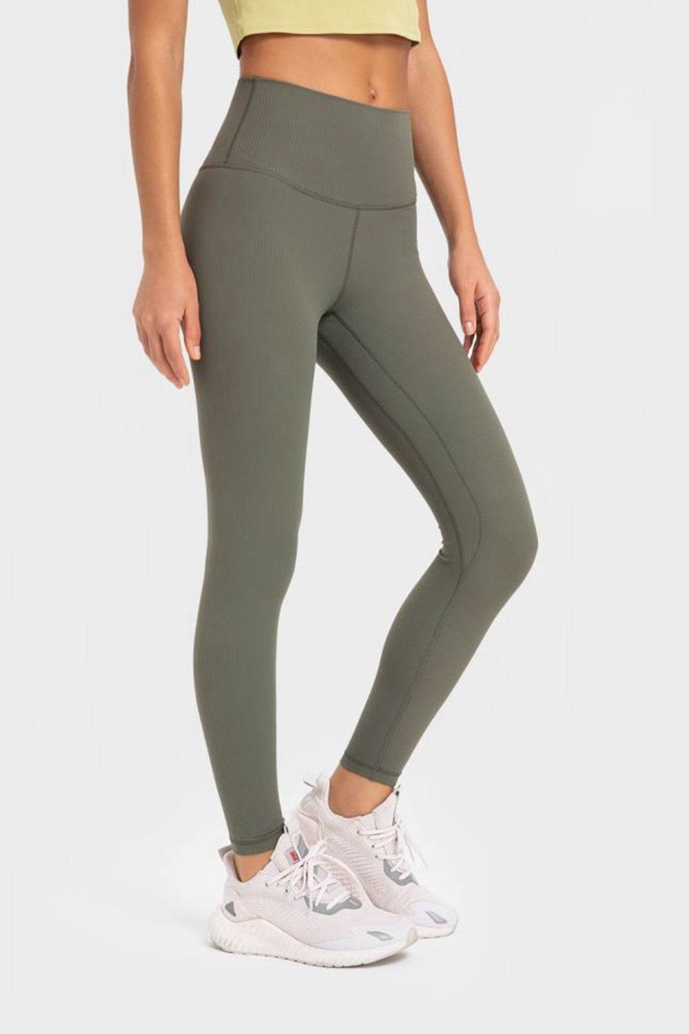 Millennia Highly Stretchy Wide Waistband Yoga Leggings - Selvanelle