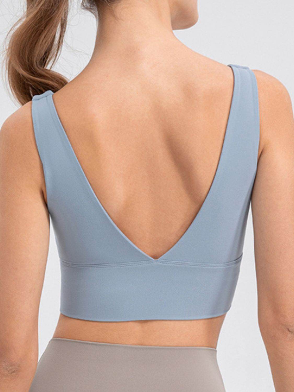 Scoop Neck Wide Strap Active Tank - Selvanelle