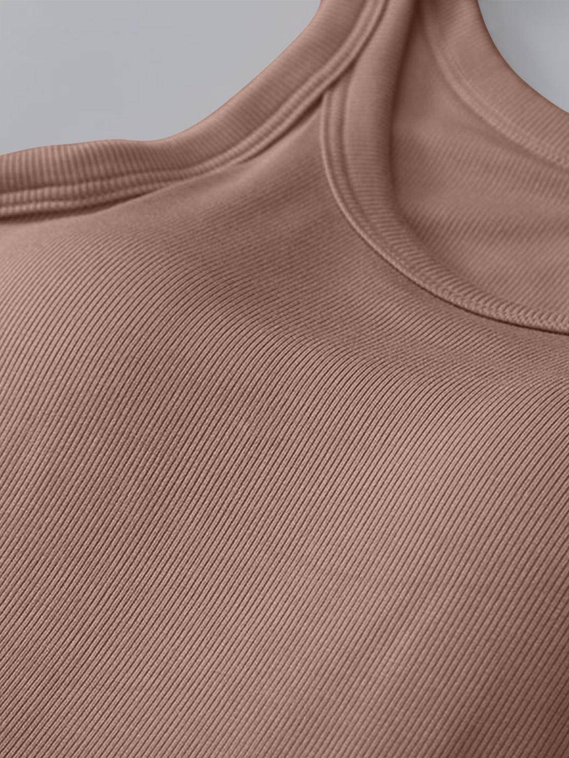 Round Neck Tank with Bra for Everyday Comfort Wear - Selvanelle