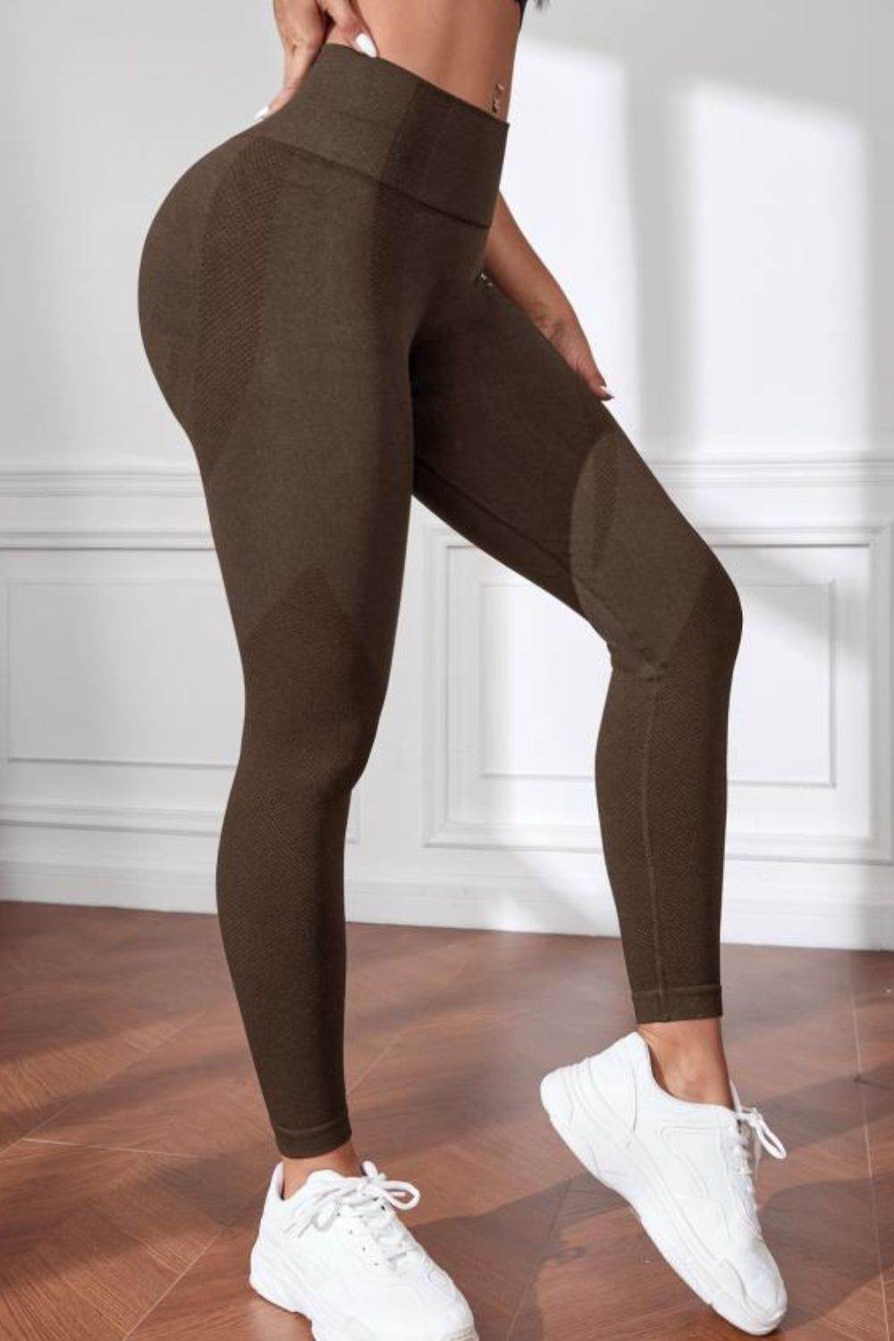 High Waistband Long Active Pants - Selvanelle
