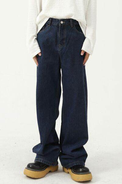 Mid Rise Jeans with Pockets for Everyday Style and Comfort - Selvanelle