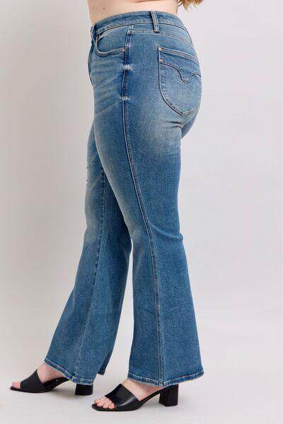 Judy Blue MR Tummy Control Vintage Wash Jeans for Women - Selvanelle
