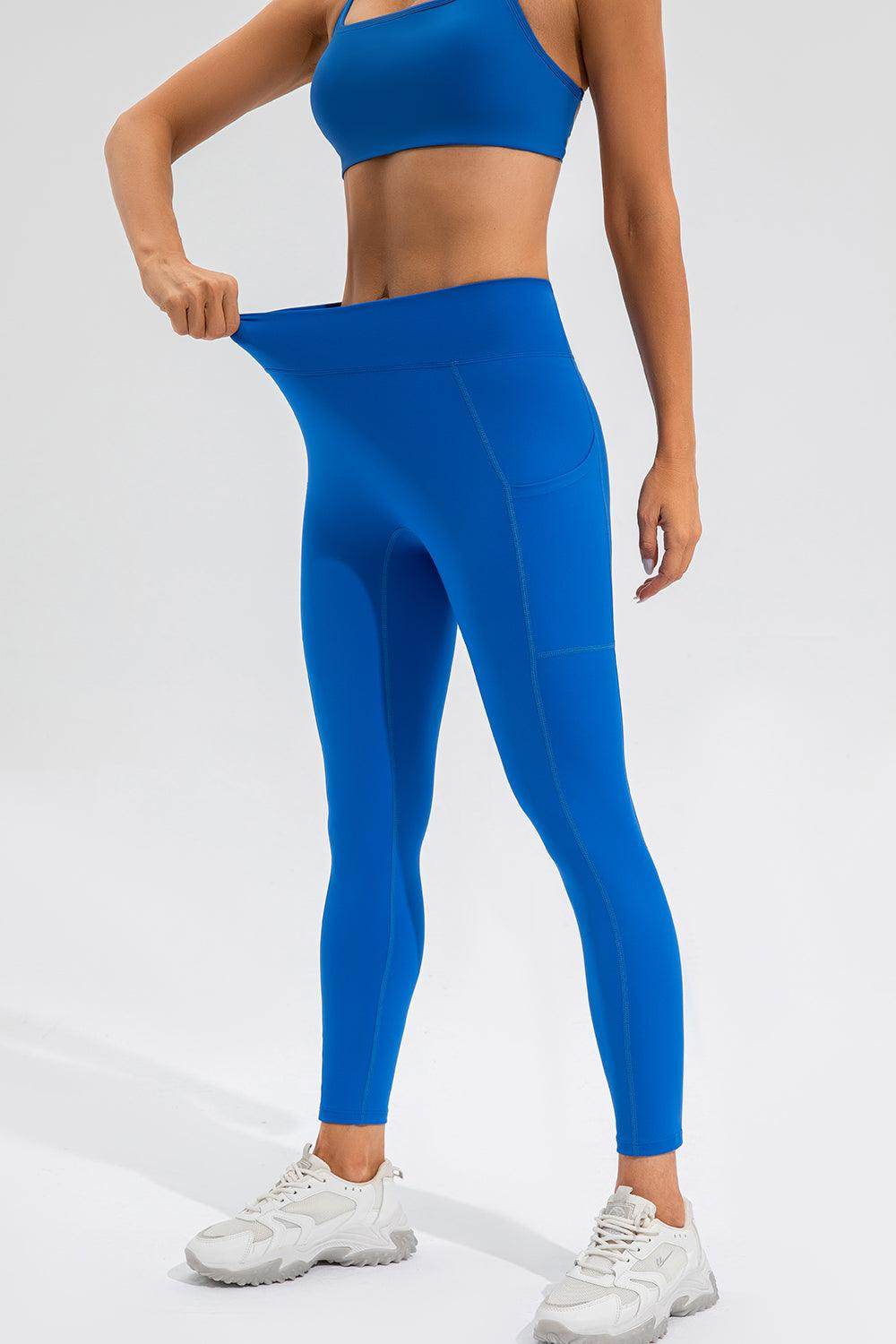 High Waist Active Leggings with Pockets for Women - Selvanelle