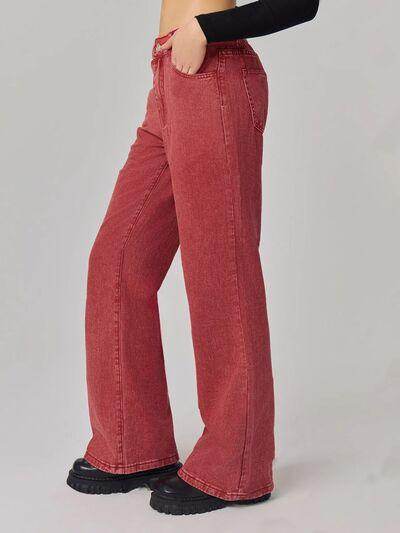 Bootcut Jeans with Pockets for Stylish Everyday Wear - Selvanelle