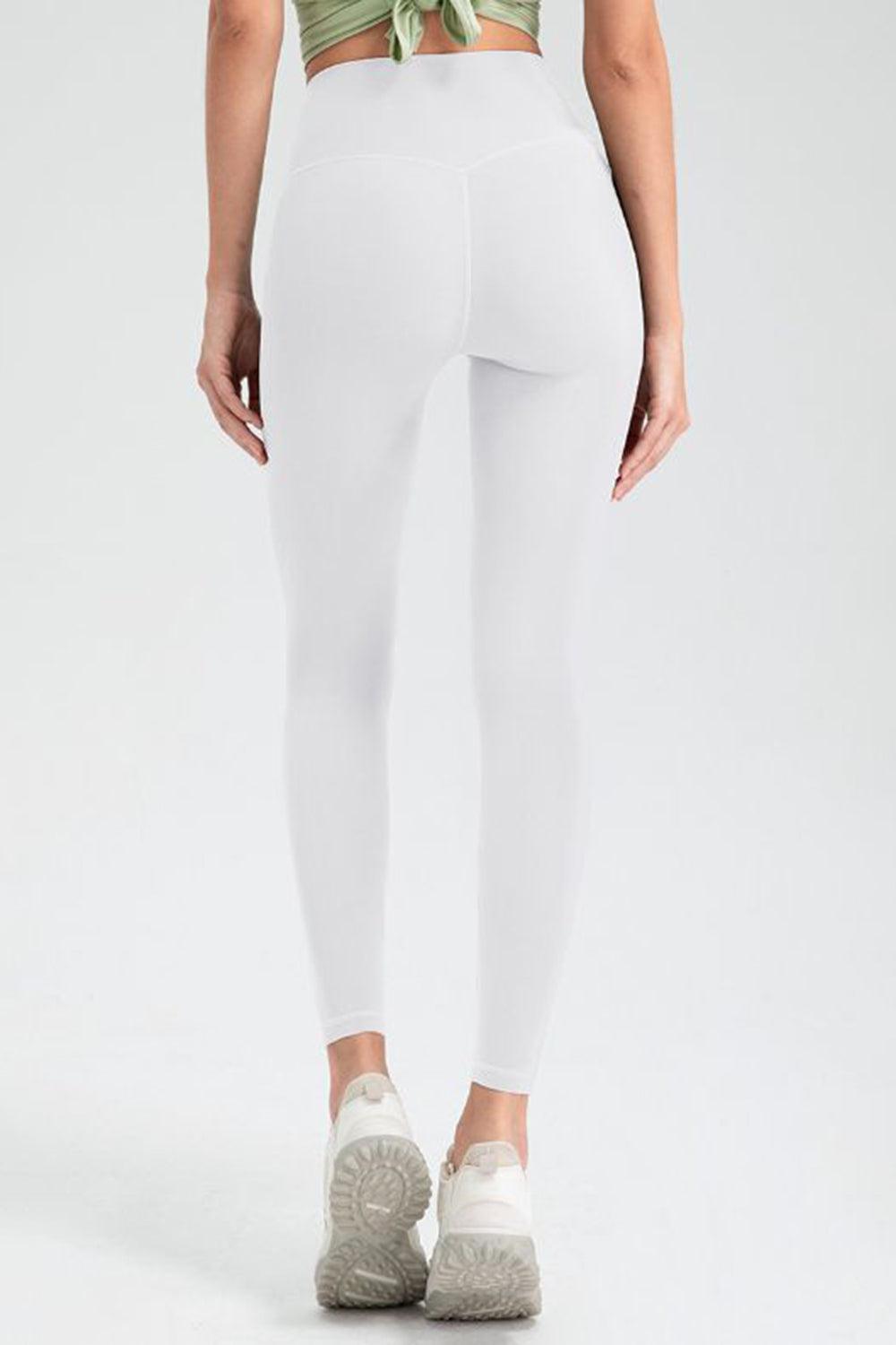 Wide Waistband High Waist Sport Leggings for Active Comfort - Selvanelle