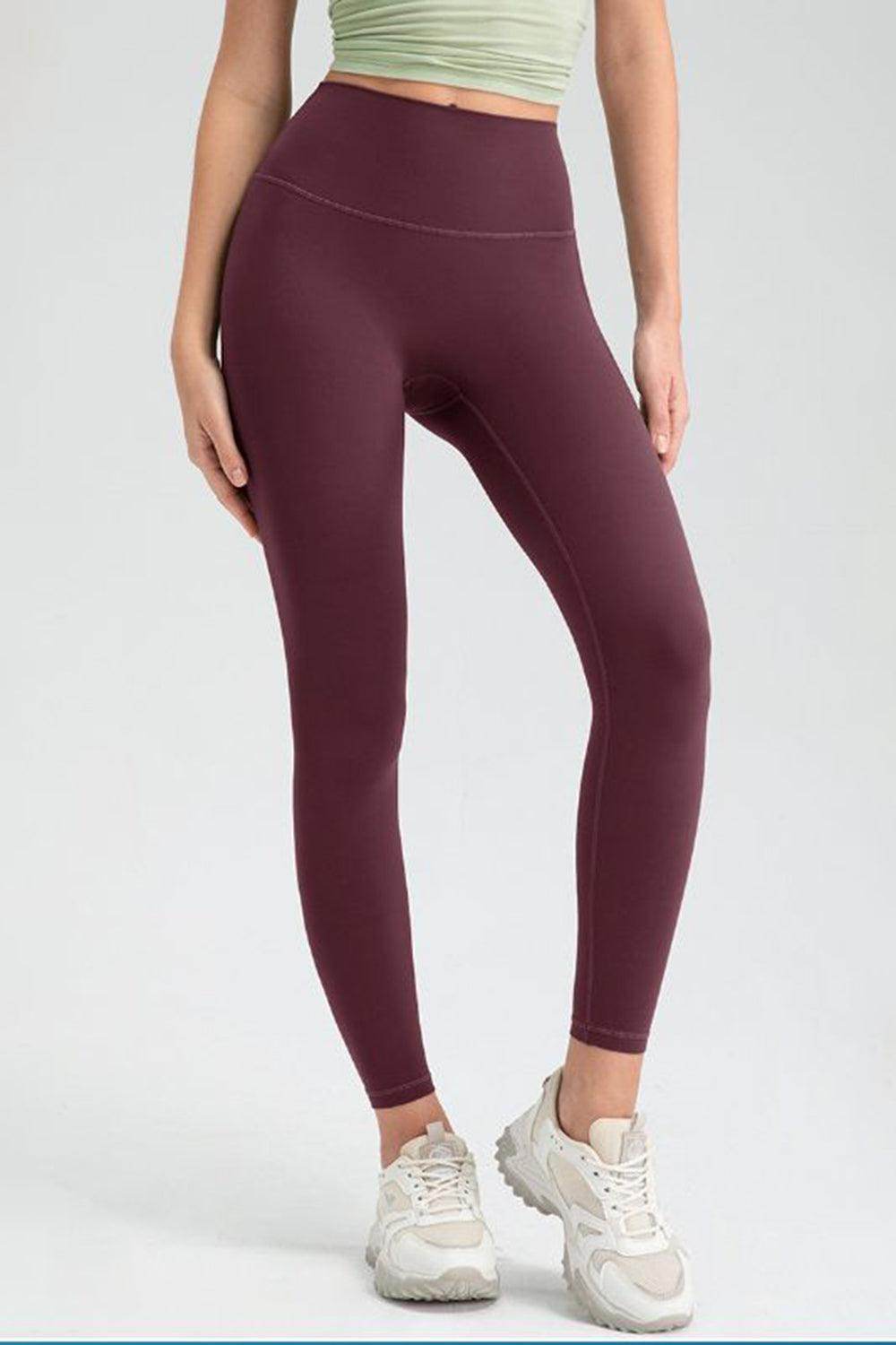 Wide Waistband High Waist Sport Leggings for Active Comfort - Selvanelle