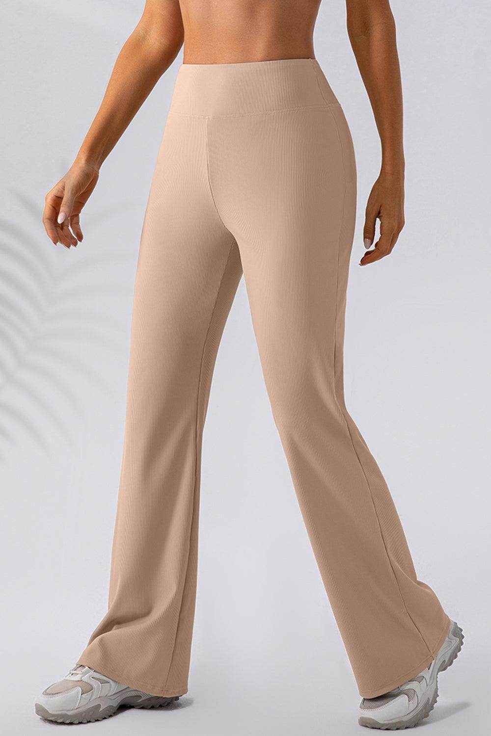 High Waist Straight Active Pants for Comfort and Style - Selvanelle