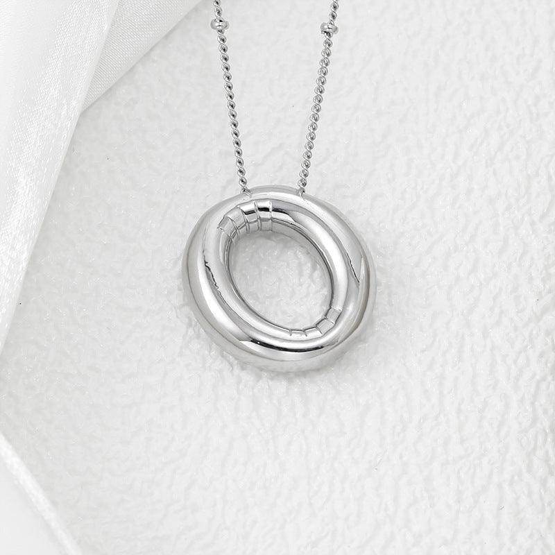 Copper Bubble Letter Pendant Necklace for Stylish Personalization - Selvanelle