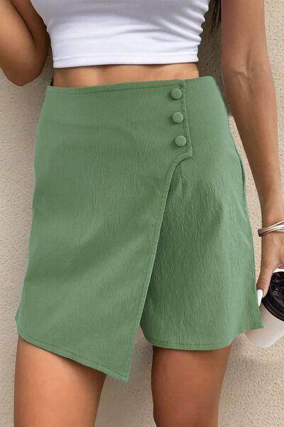 Perfee High Waist Skort for Women with Pockets and Style - Selvanelle