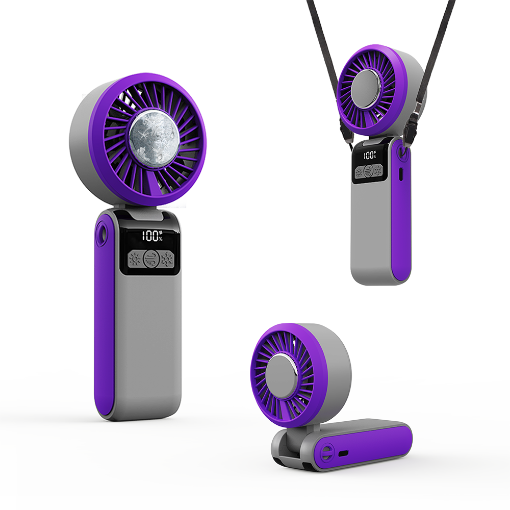 FrostOne Fold – Foldable Handheld Fan with Cooling Plate