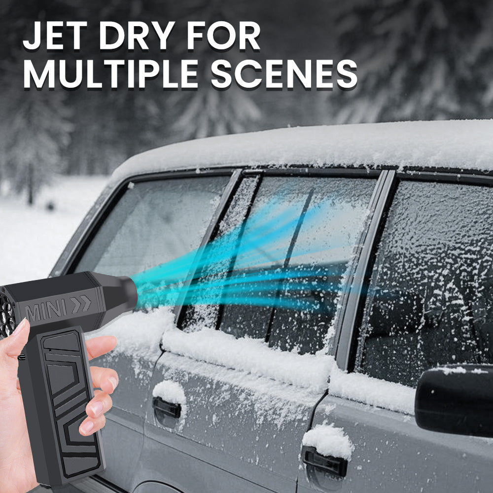 Turbo Fan Electric Air Duster Portable 130000RPM Cleaning Jet Blower Tool Car Blowing Snow 4 Gears adjustable Type-C Charging