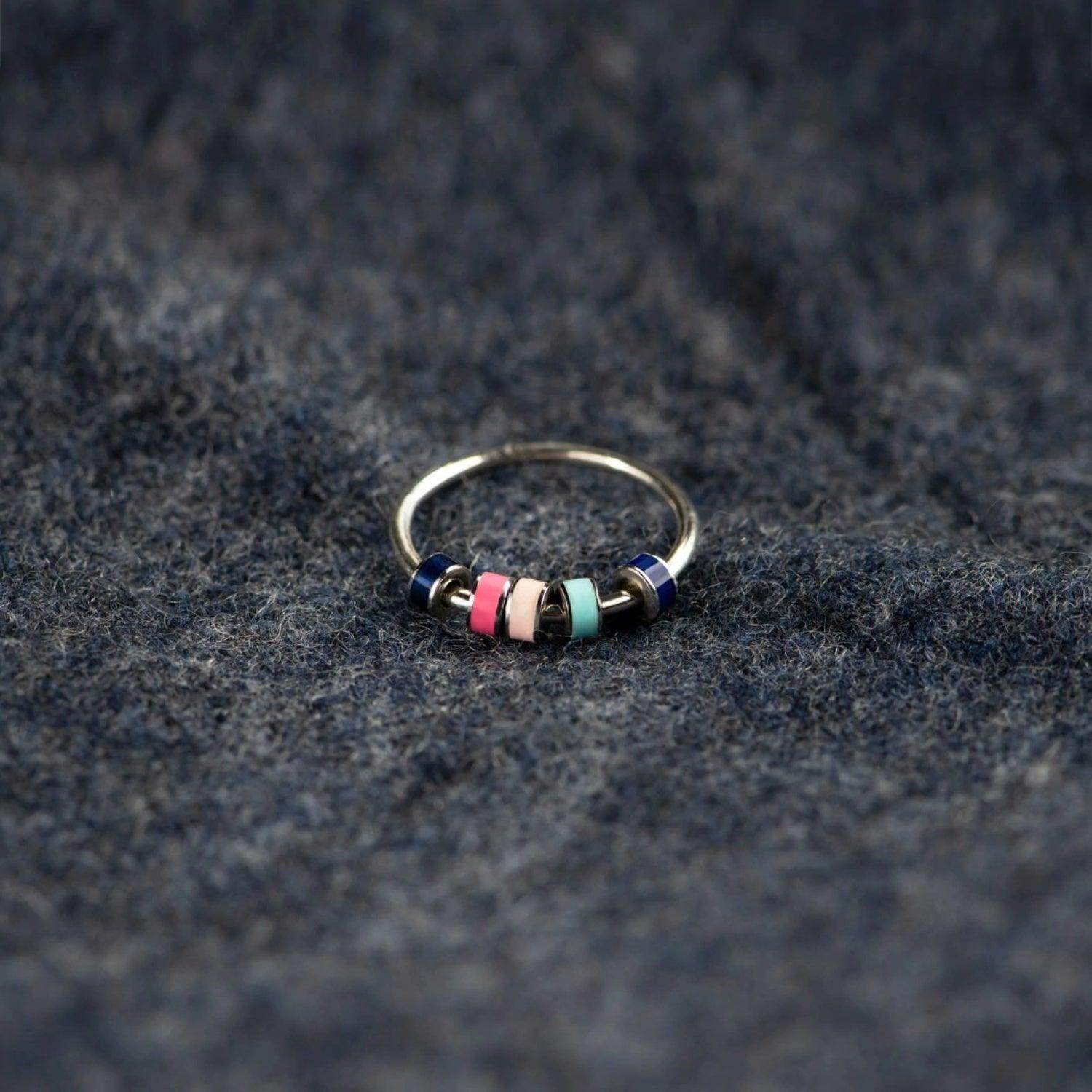 925 Sterling Silver Oil Drip Ring for Elegant Style - Selvanelle