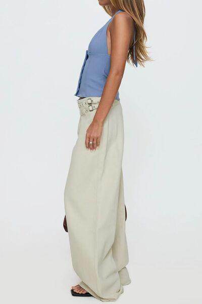 Stylish Wide Leg Jeans with Pockets for Everyday Wear - Selvanelle