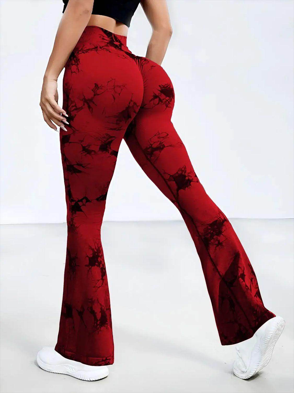 Tie-Dye High Waist Active Leggings for Women Comfortable Fit - Selvanelle