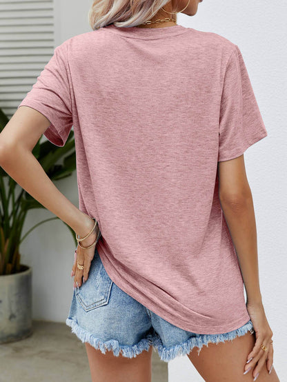 Easter MAMA Graphic Round Neck T-Shirt - Selvanelle