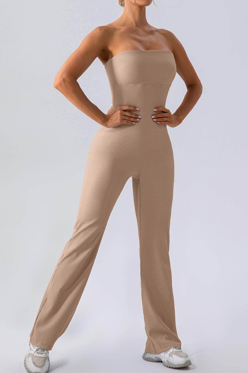 Sleeveless Straight Active Jumpsuit for Ultimate Comfort - Selvanelle
