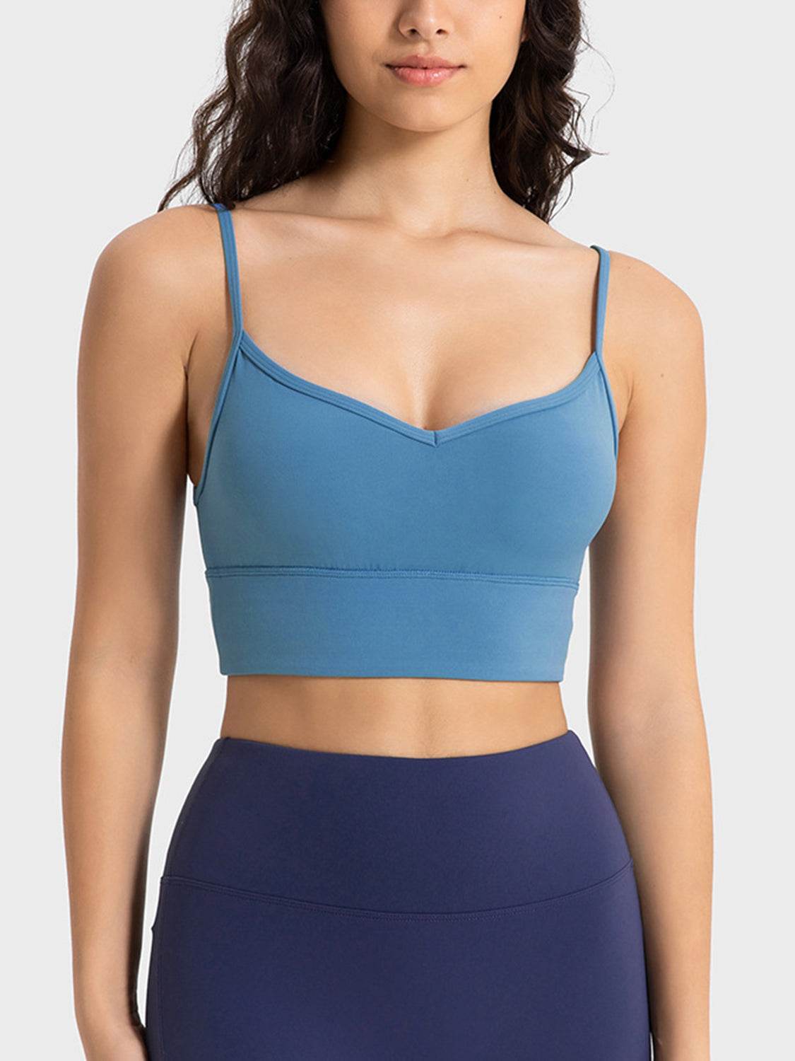 Millennia Spaghetti Strap Sport Bra - Selvanelle