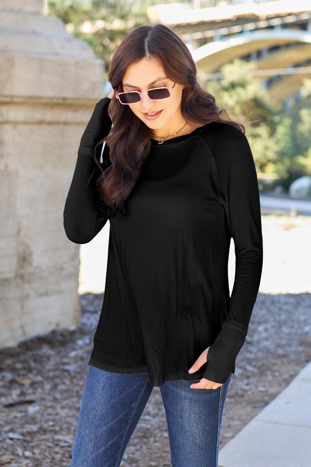 Basic Bae Full Size Round Neck Long Sleeve T-Shirt for All