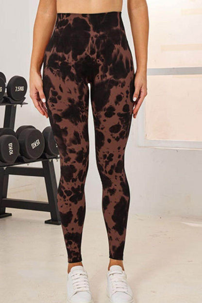 Tie-Dye High Waist Active Leggings for Comfortable Fitness - Selvanelle