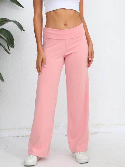 Elastic Waist Wide Leg Pants for Comfortable Everyday Wear - Selvanelle