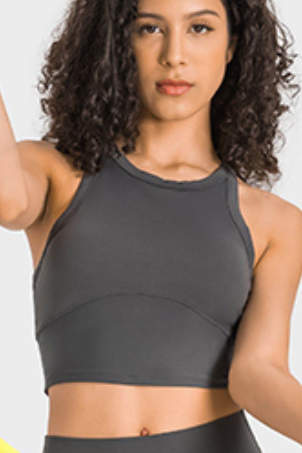 Millennia Racerback Cropped Sports Tank - Selvanelle