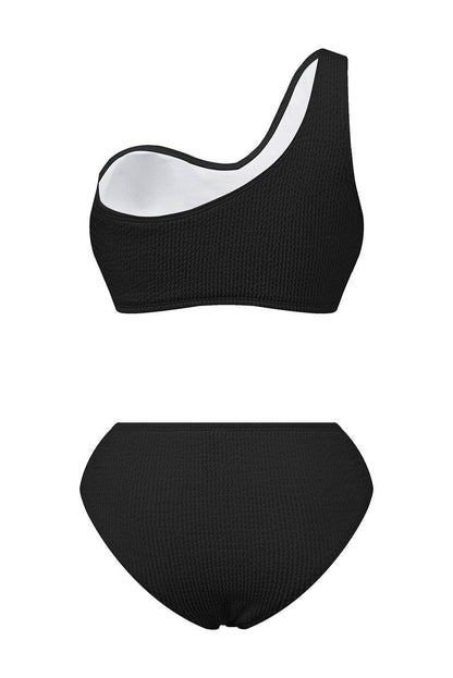 Single Shoulder Bikini Set - Selvanelle