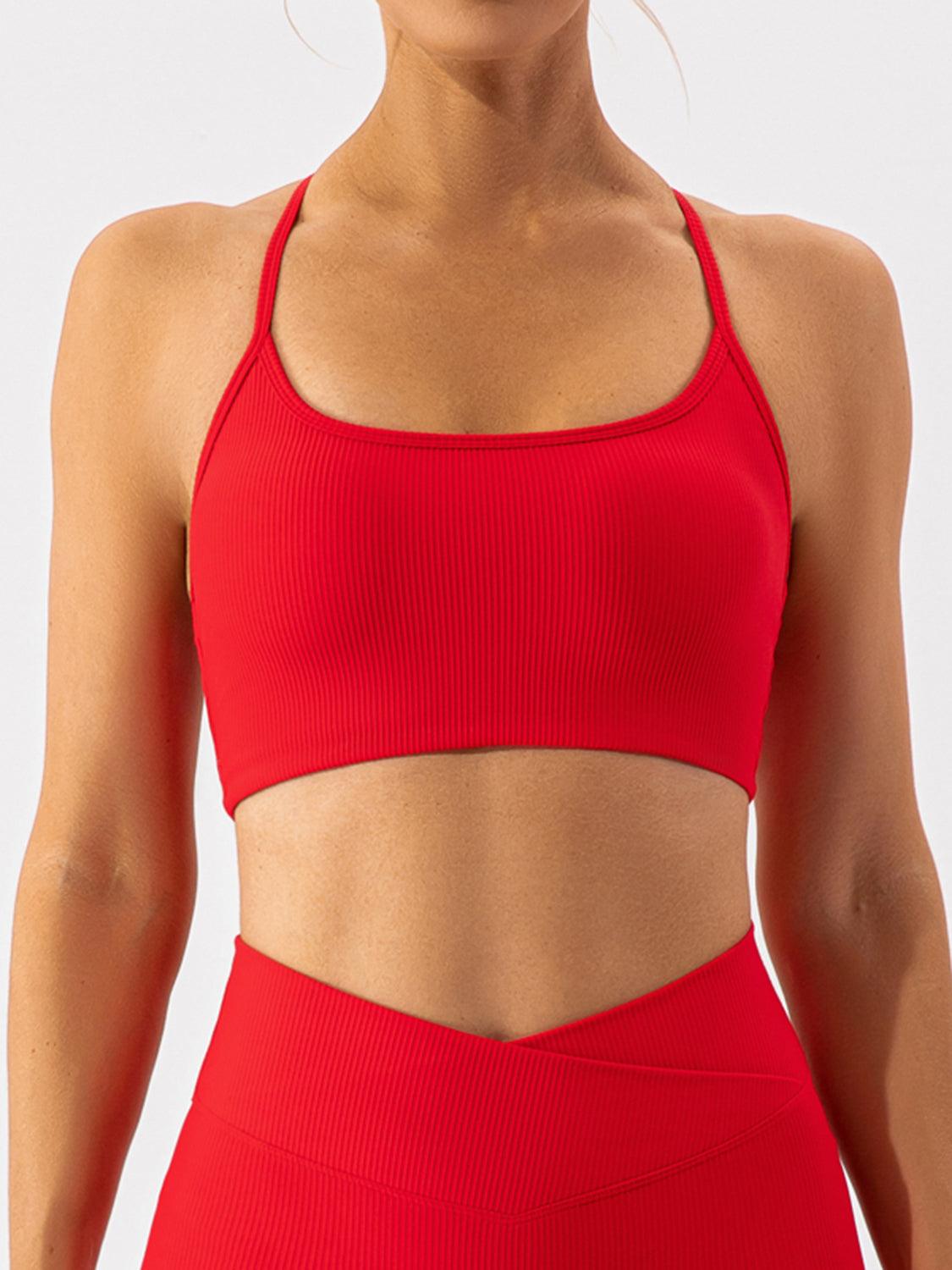 Spaghetti Strap Active Bra for Comfortable Everyday Wear