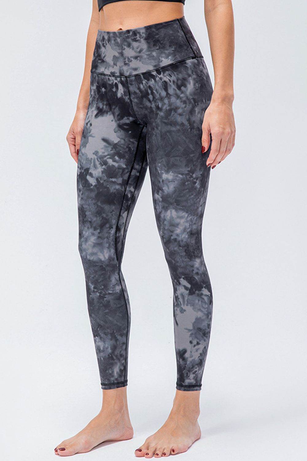 Wide Waistband Slim Fit Active Leggings - Selvanelle