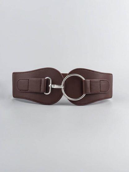 PU Elastic Wide Belt for Comfortable Fashion Fit - Selvanelle