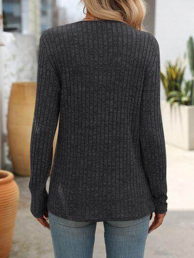 Mandy Square Neck Long Sleeve T-Shirt for Women Fashion - Selvanelle