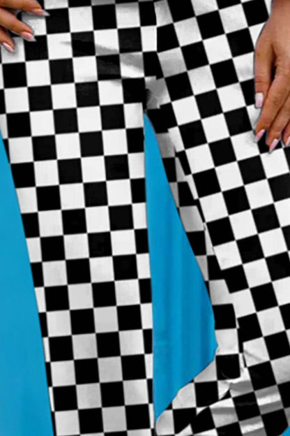 Stylish Checkered Skinny Capris for Women in Various Sizes - Selvanelle