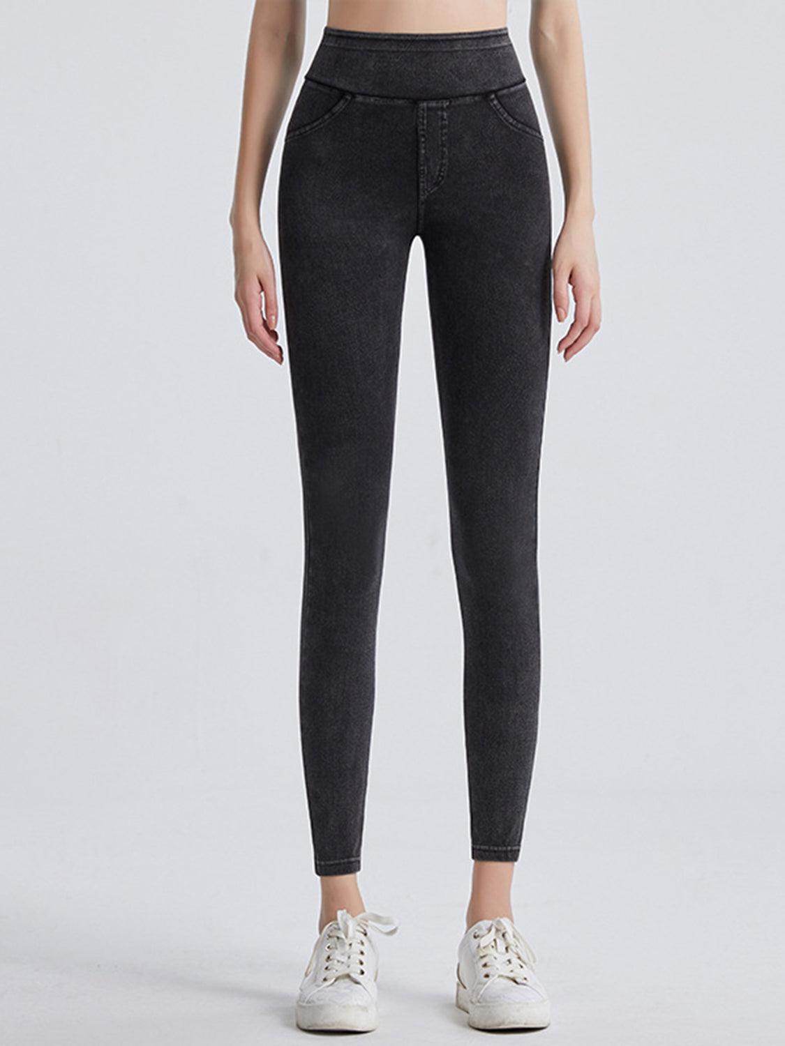 Wide Waistband Sports Leggings for Ultimate Comfort Fit - Selvanelle
