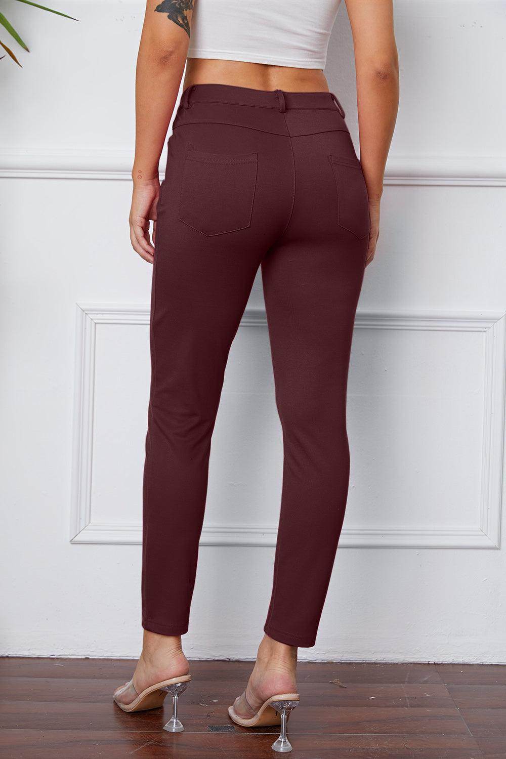 StretchyStitch Pants by Basic Bae for Comfort and Style - Selvanelle