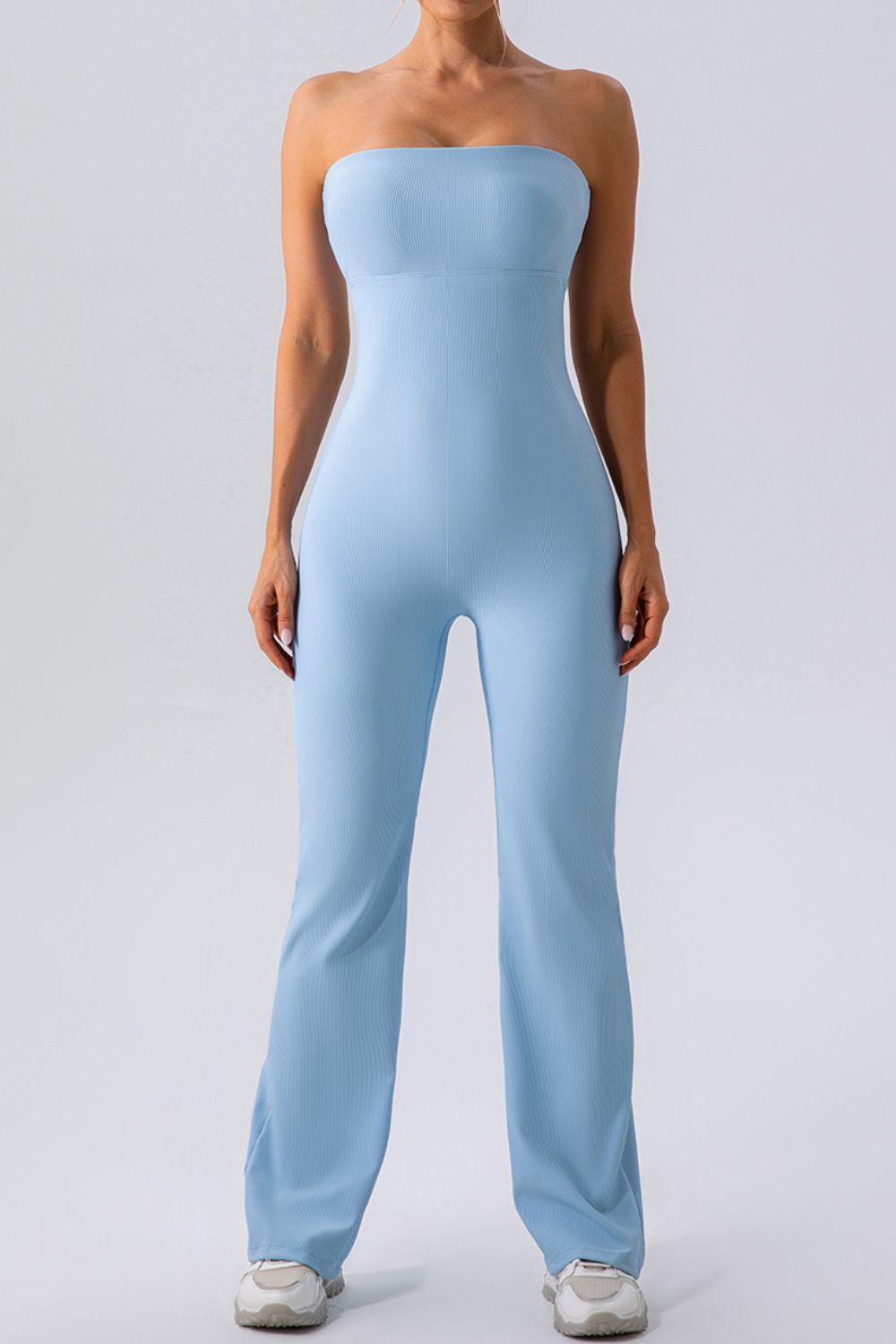 Sleeveless Straight Active Jumpsuit for Ultimate Comfort