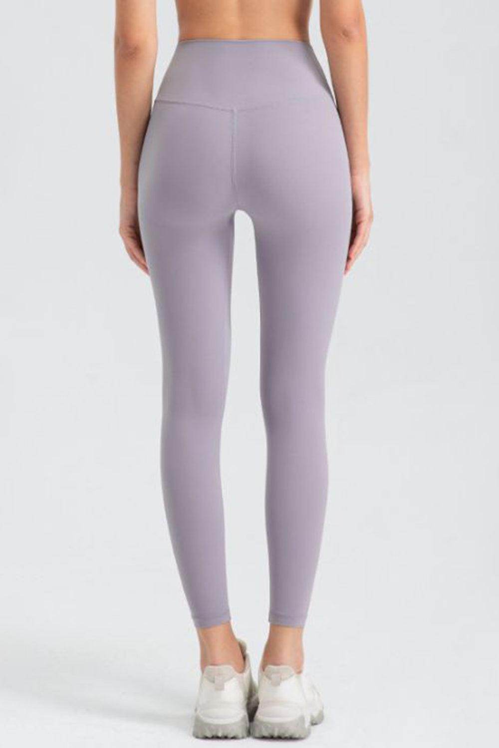 Wide Waistband Slim Fit Active Leggings for Women - Selvanelle
