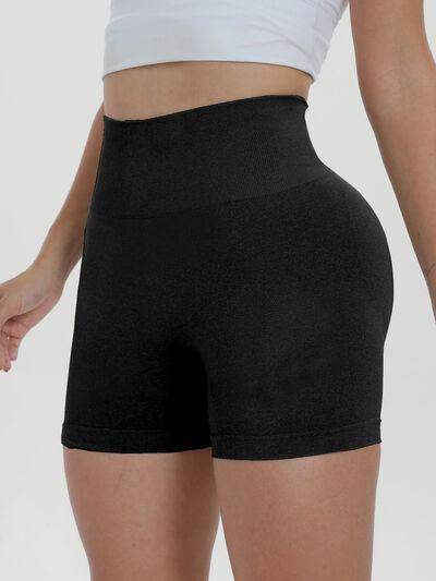 High Waist Active Shorts for Women - Stretchy Sportswear - Selvanelle